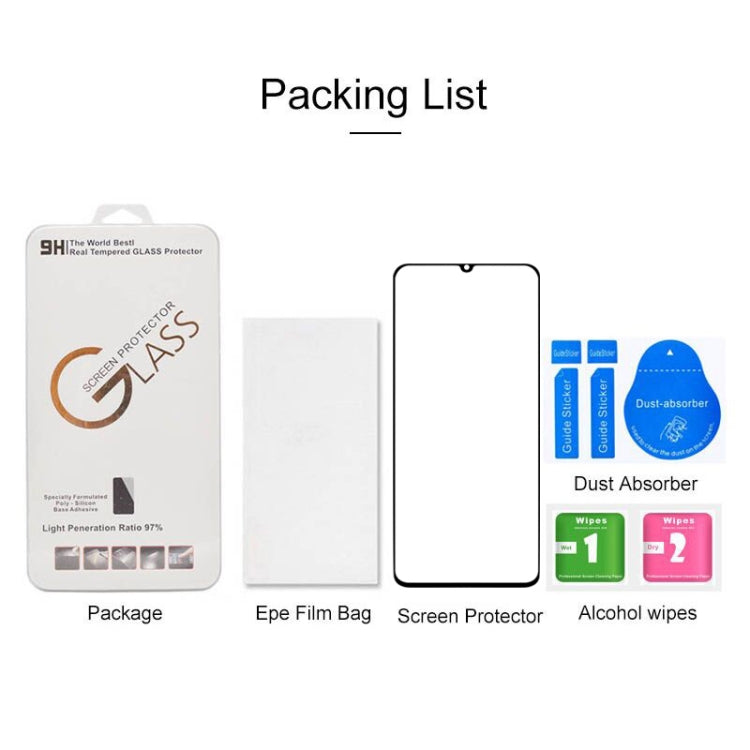 For Xiaomi Redmi 10X Pro 5G Full Glue Full Screen Tempered Glass Film