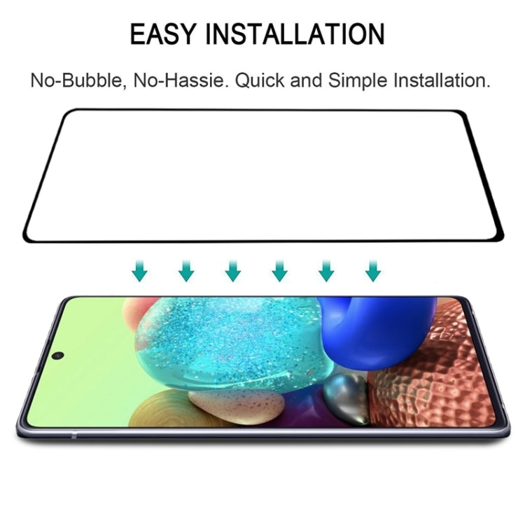 For Samsung Galaxy A Quantum Full Glue Full Screen Tempered Glass Film