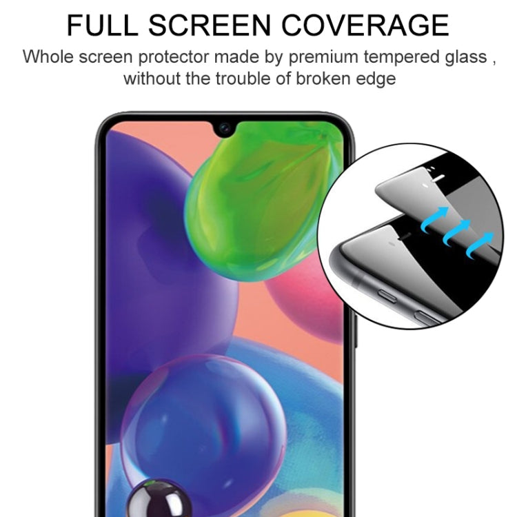 For Samsung Galaxy A70s Full Glue Full Screen Tempered Glass Film