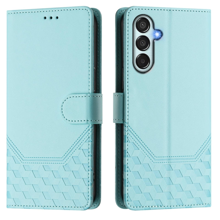 For Samsung Galaxy M15 5G / F15 5G Honeycomb Embossing RFID Leather Phone Case