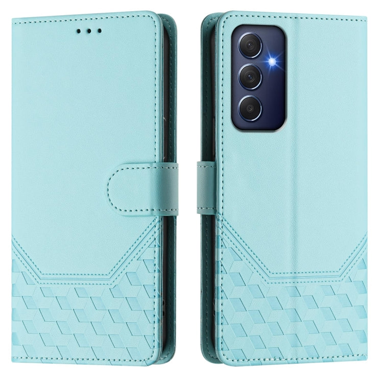 For Samsung Galaxy M54 5G / F54 5G Honeycomb Embossing RFID Leather Phone Case