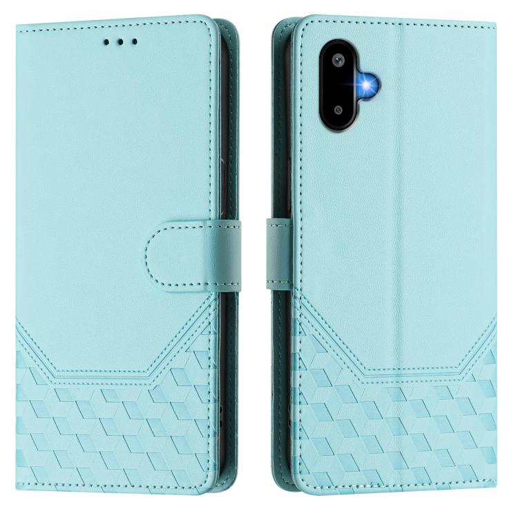 For Samsung Galaxy F06 5G / M06 5G Honeycomb Embossing RFID Leather Phone Case