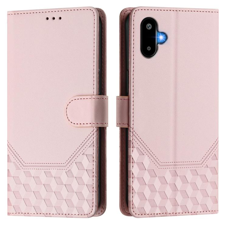 For Samsung Galaxy F06 5G / M06 5G Honeycomb Embossing RFID Leather Phone Case