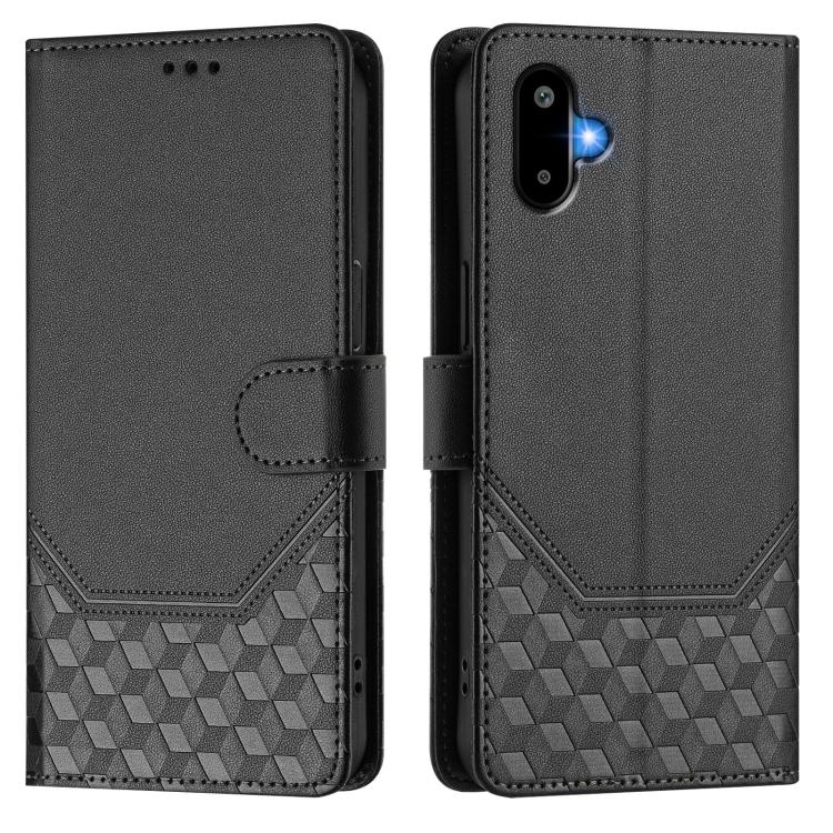 For Samsung Galaxy F06 5G / M06 5G Honeycomb Embossing RFID Leather Phone Case