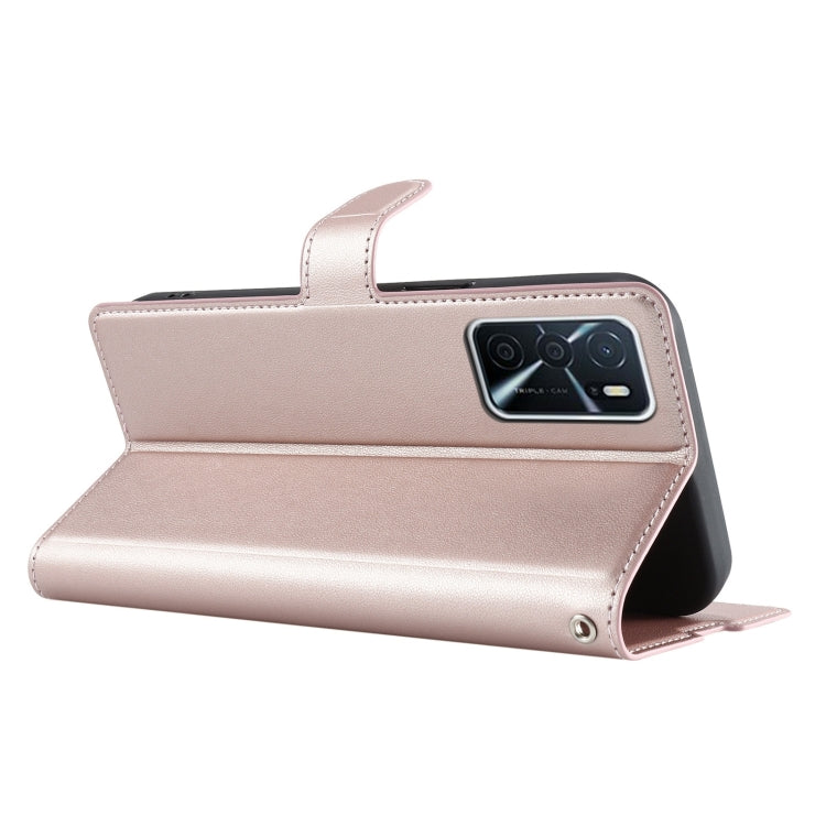 For OPPO A16 4G / A16S / A55 5G Voltage Ultra-thin Dot Leather Phone Case