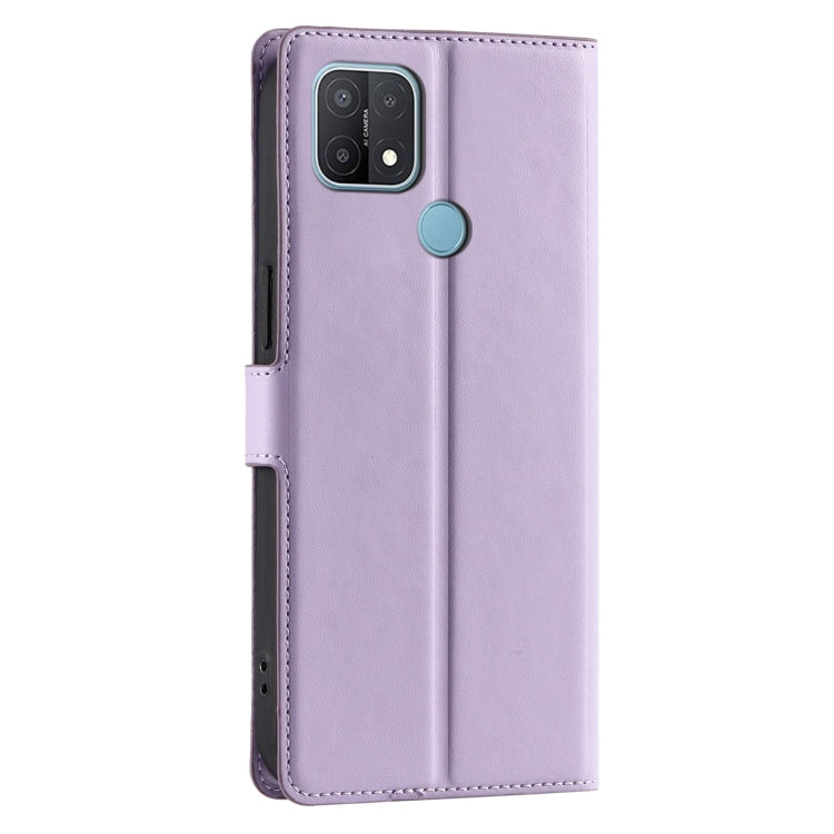 For OPPO A35 / A15 / A15S Voltage Ultra-thin Dot Leather Phone Case