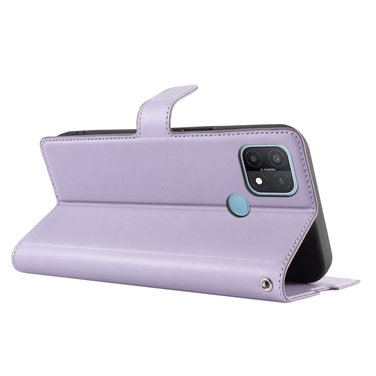 For OPPO A35 / A15 / A15S Voltage Ultra-thin Dot Leather Phone Case