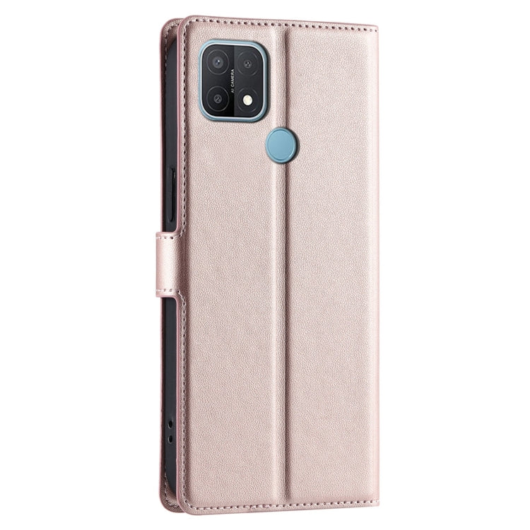 For OPPO A35 / A15 / A15S Voltage Ultra-thin Dot Leather Phone Case