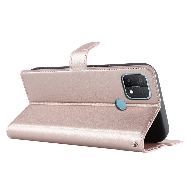 For OPPO A35 / A15 / A15S Voltage Ultra-thin Dot Leather Phone Case