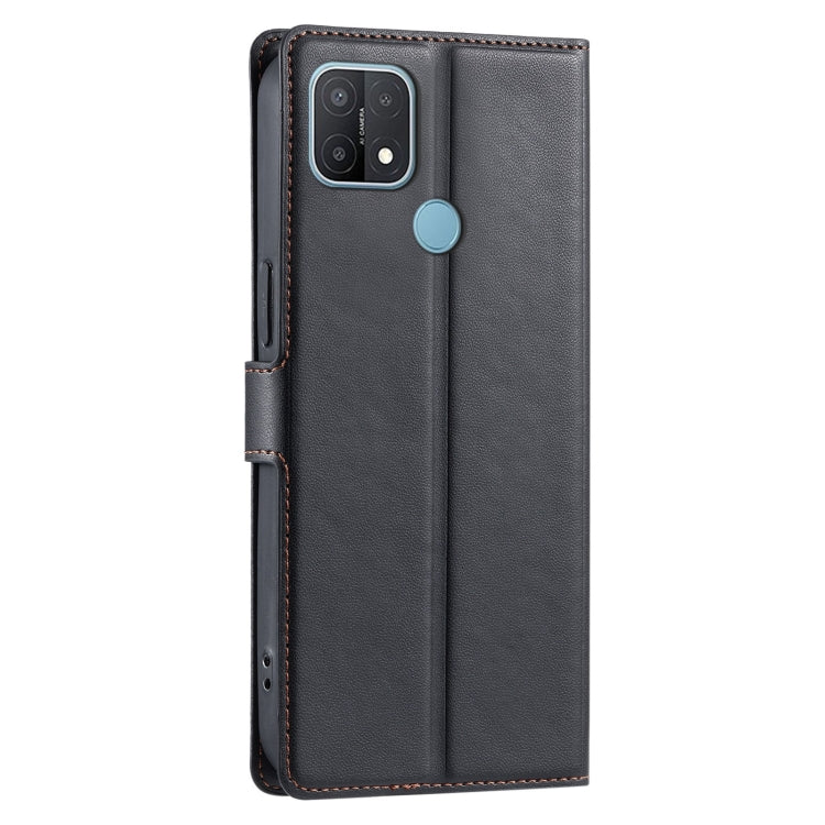 For OPPO A35 / A15 / A15S Voltage Ultra-thin Dot Leather Phone Case