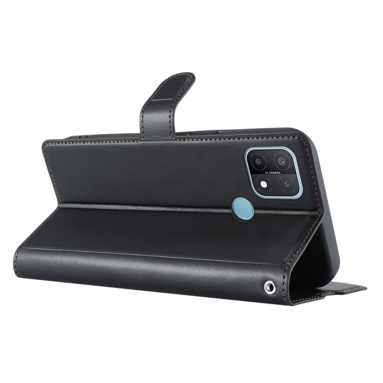 For OPPO A35 / A15 / A15S Voltage Ultra-thin Dot Leather Phone Case