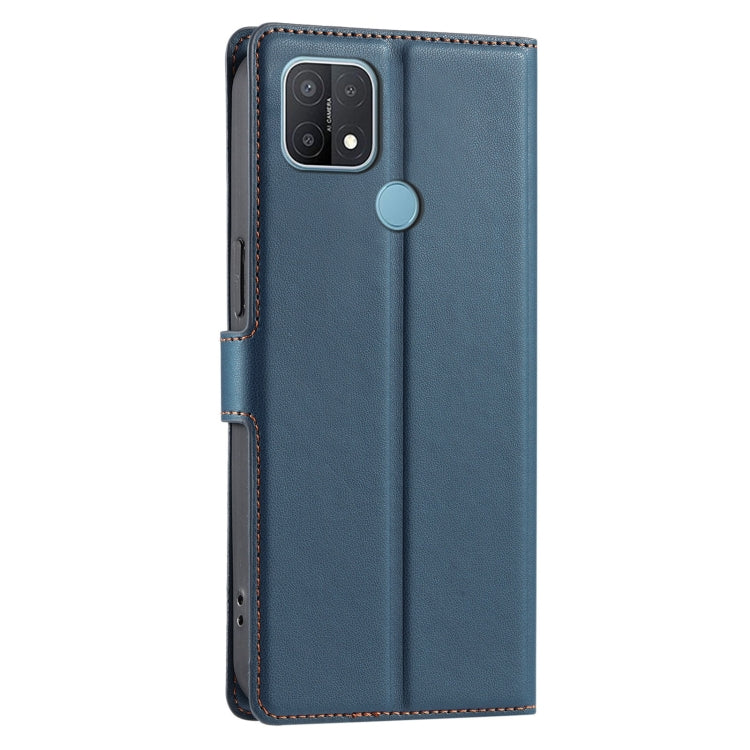 For OPPO A35 / A15 / A15S Voltage Ultra-thin Dot Leather Phone Case