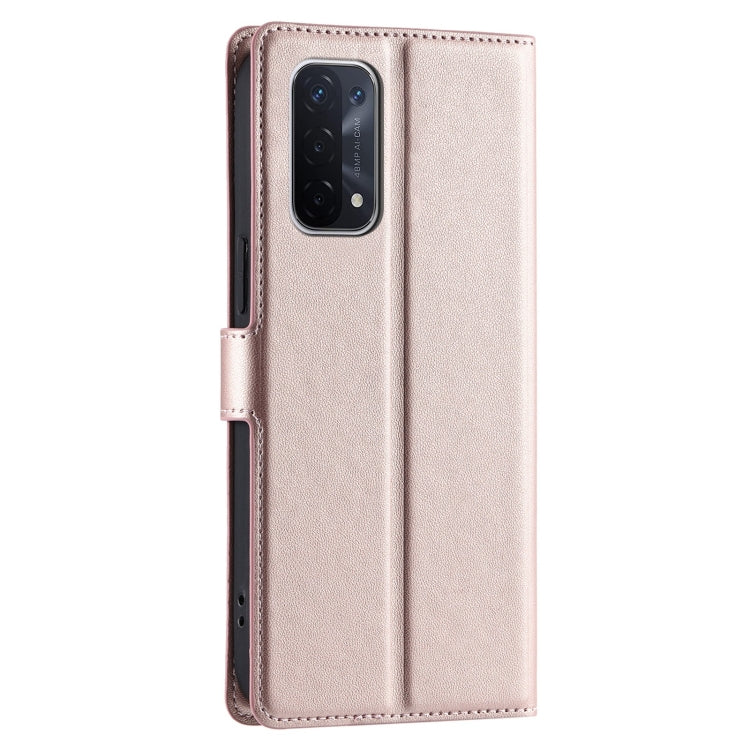 For OPPO A93 5G / A74 5G / A54 5G Voltage Ultra-thin Dot Leather Phone Case
