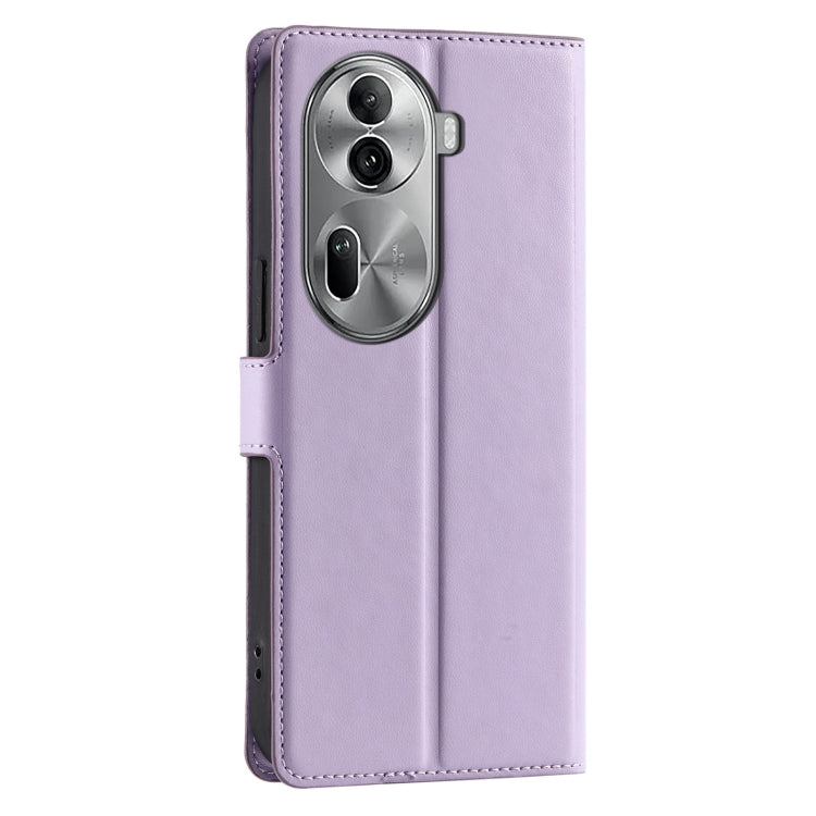 For OPPO Reno11 Pro Global Voltage Ultra-thin Dot Leather Phone Case