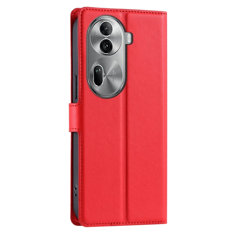 For OPPO Reno11 Pro Global Voltage Ultra-thin Dot Leather Phone Case