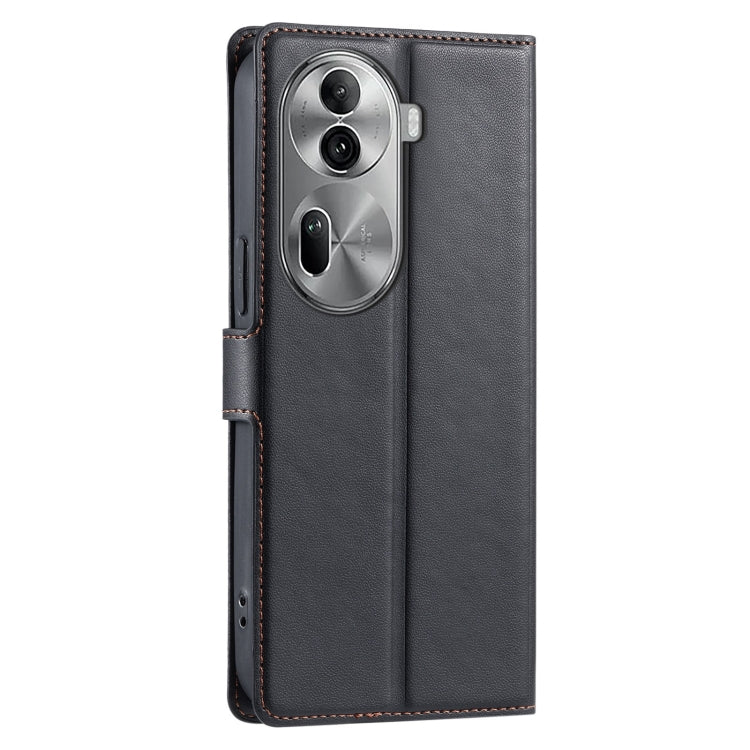 For OPPO Reno11 Pro Global Voltage Ultra-thin Dot Leather Phone Case