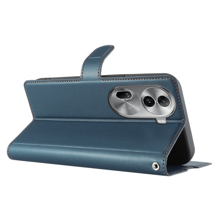For OPPO Reno11 Pro Global Voltage Ultra-thin Dot Leather Phone Case