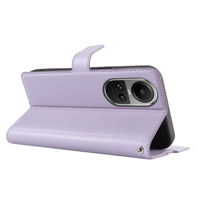 For OPPO Reno10 / Reno10 Pro Global Voltage Ultra-thin Dot Leather Phone Case