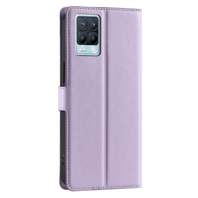 For Realme 8 4G / 8 Pro 4G Voltage Ultra-thin Dot Leather Phone Case