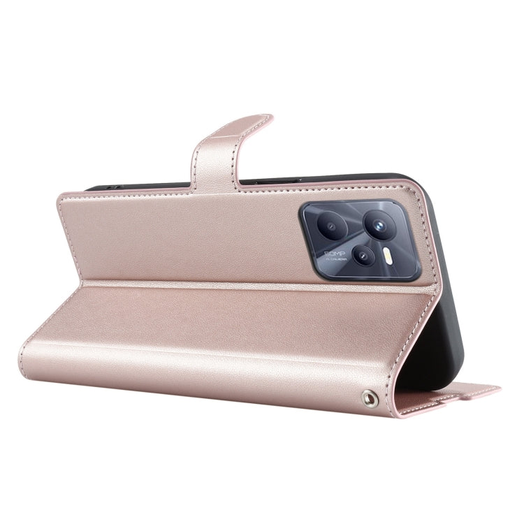 For Realme C35 4G Voltage Ultra-thin Dot Leather Phone Case