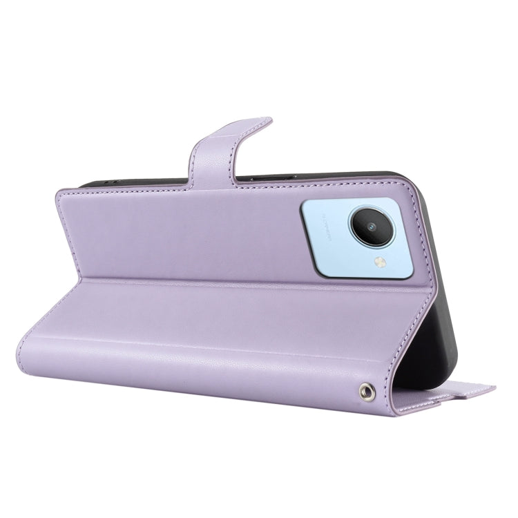 For Realme C30 4G / C30s Voltage Ultra-thin Dot Leather Phone Case