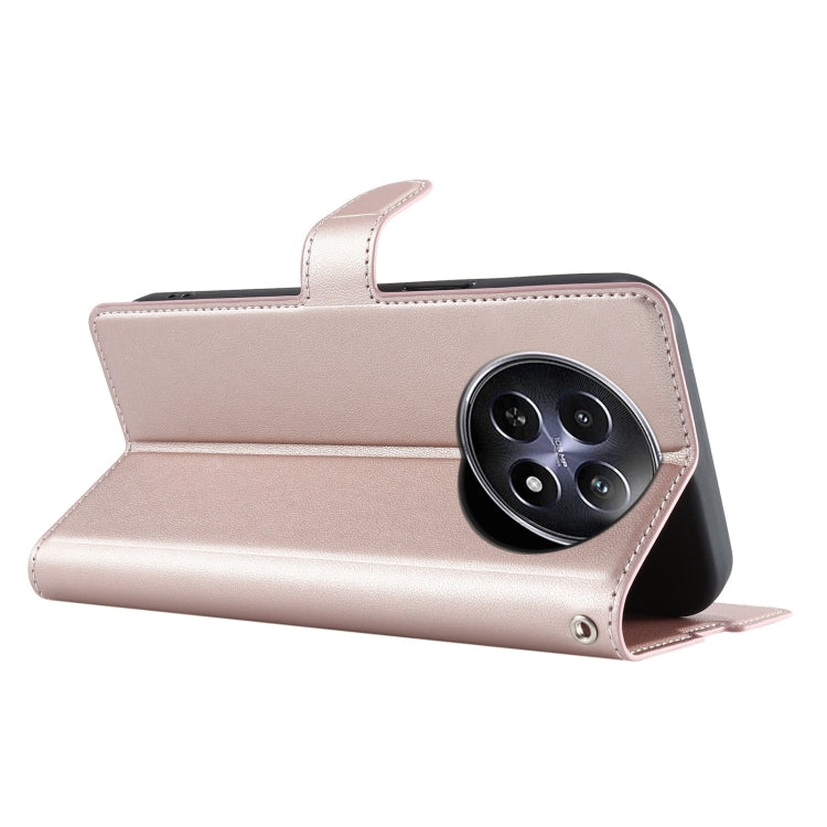 For Realme 12 5G Global Voltage Ultra-thin Dot Leather Phone Case