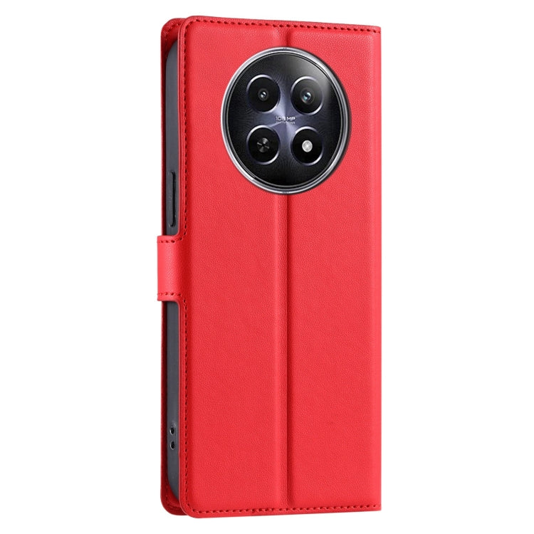For Realme 12 5G Global Voltage Ultra-thin Dot Leather Phone Case