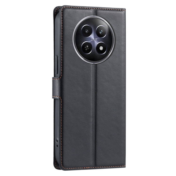 For Realme 12 5G Global Voltage Ultra-thin Dot Leather Phone Case