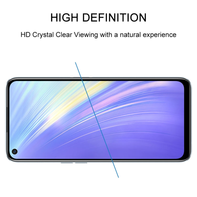 For OPPO Realme 6 25 PCS Full Glue Full Screen Tempered Glass Film