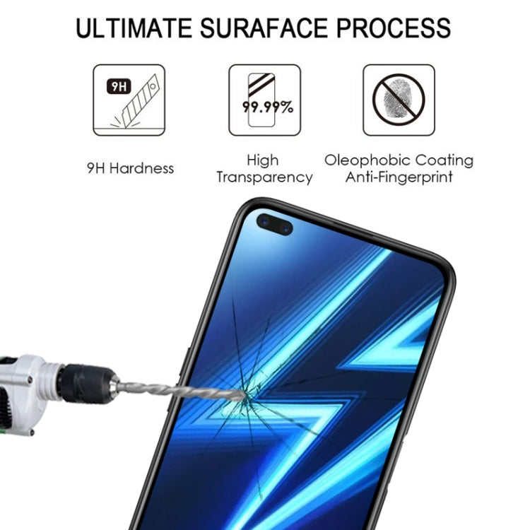 For OPPO Realme 6 Pro 25 PCS Full Glue Full Screen Tempered Glass Film