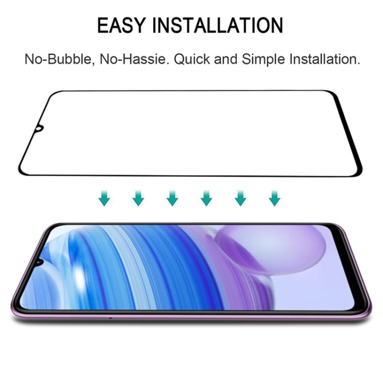 For Xiaomi Redmi 10X Pro 5G 25 PCS Full Glue Full Screen Tempered Glass Film