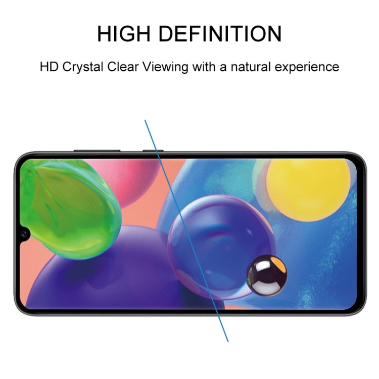 For Samsung Galaxy A70s 25 PCS Full Glue Full Screen Tempered Glass Film