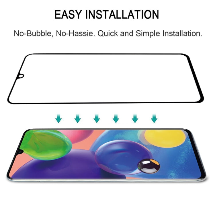 For Samsung Galaxy A70s 25 PCS Full Glue Full Screen Tempered Glass Film