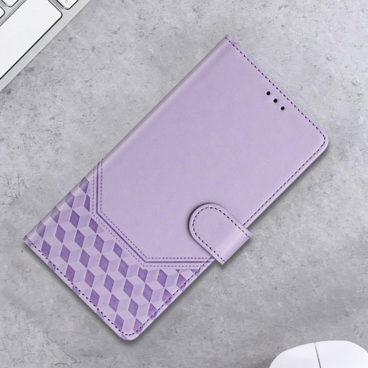 For Samsung Galaxy S26 Edge 5G Honeycomb Embossing RFID Leather Phone Case