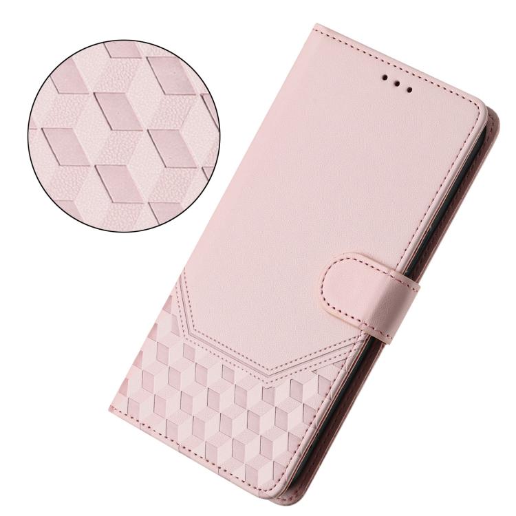 For Samsung Galaxy S26 Ultra 5G Honeycomb Embossing RFID Leather Phone Case