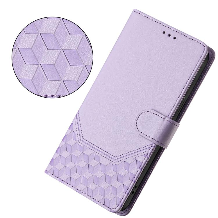 For Samsung Galaxy S26 Ultra 5G Honeycomb Embossing RFID Leather Phone Case