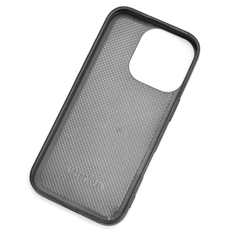 For iPhone 16 Pro Cow Pattern Sewing Back Cover Phone Case