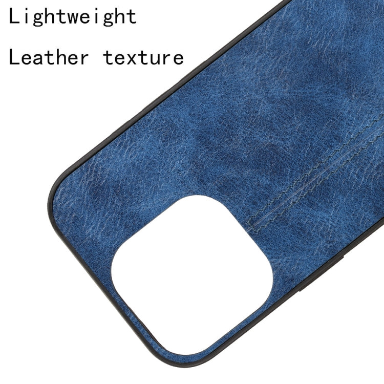 For iPhone 16 Pro Cow Pattern Sewing Back Cover Phone Case