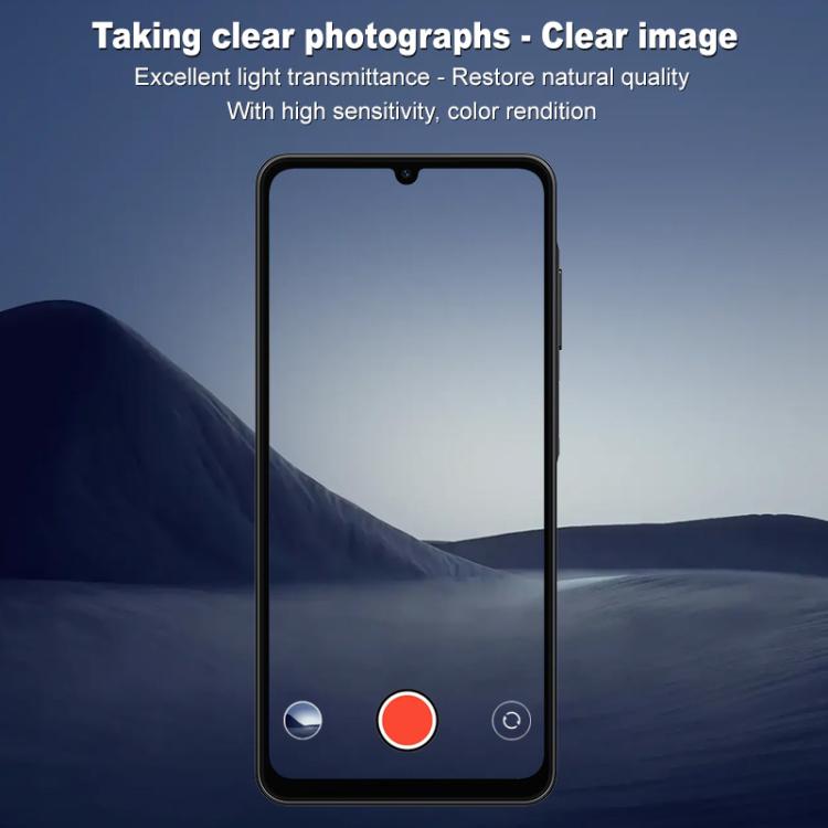 For Samsung Galaxy A06 5G imak High Definition Integrated Glass Lens Film Black Version