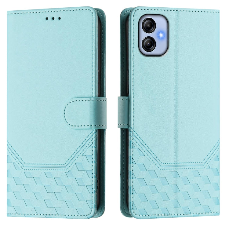 For Samsung Galaxy A04e / F04 / M04 Honeycomb Embossing RFID Leather Phone Case