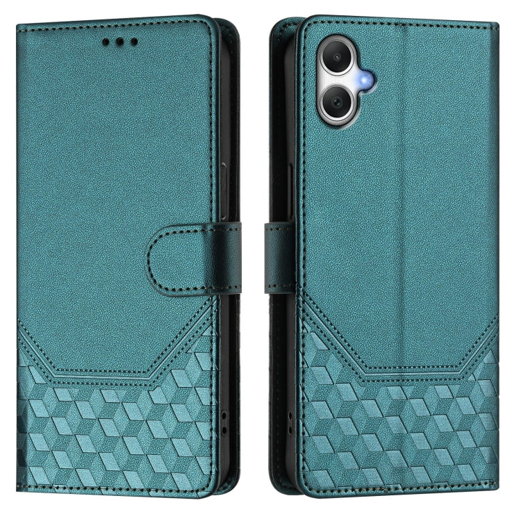 For Samsung Galaxy A06 Honeycomb Embossing RFID Leather Phone Case
