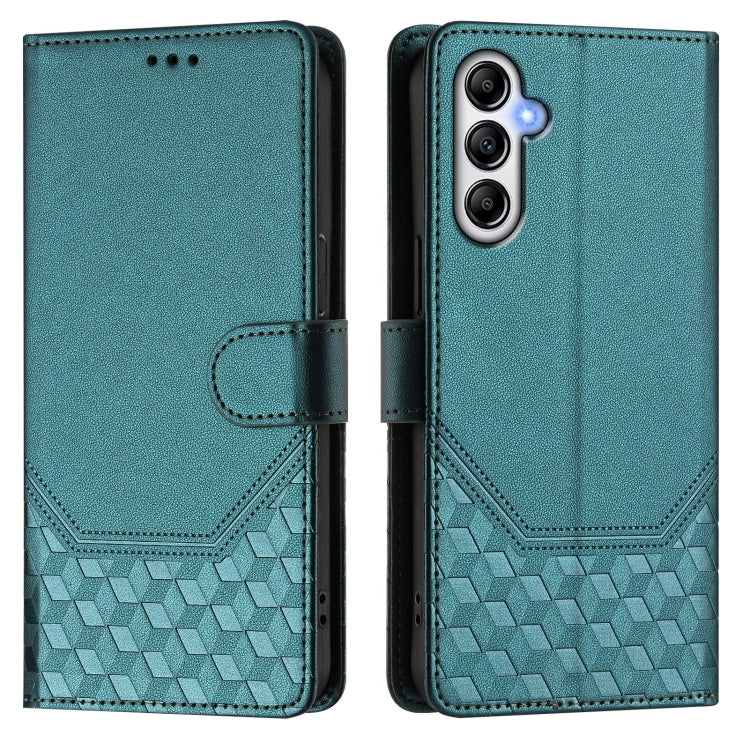 For Samsung Galaxy A14 5G / 4G Honeycomb Embossing RFID Leather Phone Case