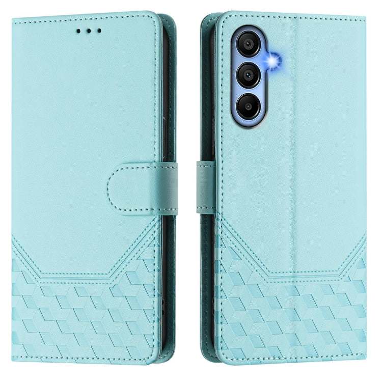 For Samsung Galaxy A15 5G / 4G Honeycomb Embossing RFID Leather Phone Case