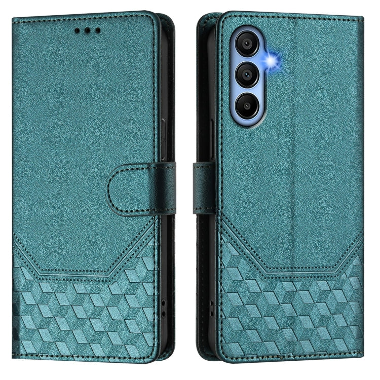 For Samsung Galaxy A15 5G / 4G Honeycomb Embossing RFID Leather Phone Case