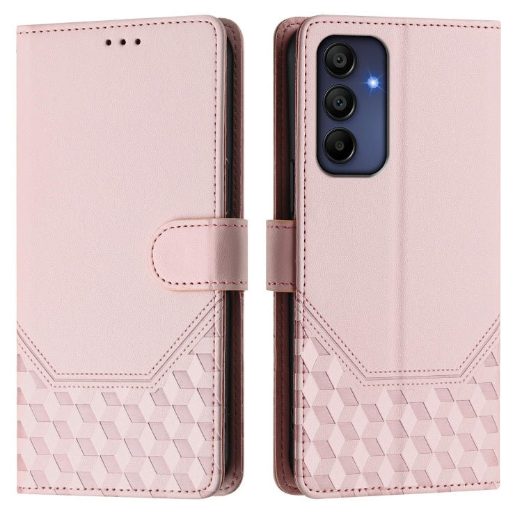 For Samsung Galaxy A16 Honeycomb Embossing RFID Leather Phone Case