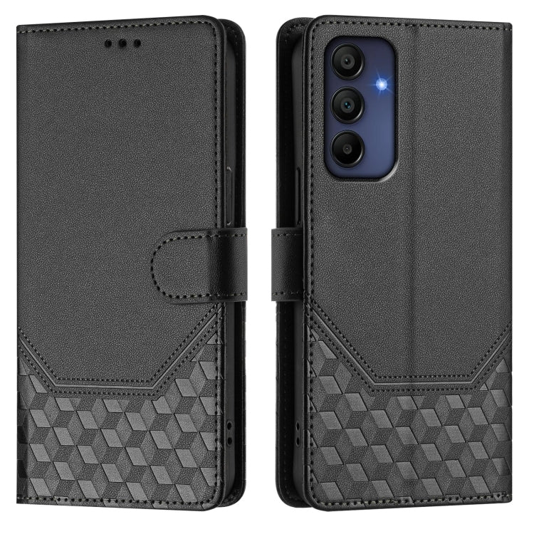 For Samsung Galaxy A16 Honeycomb Embossing RFID Leather Phone Case