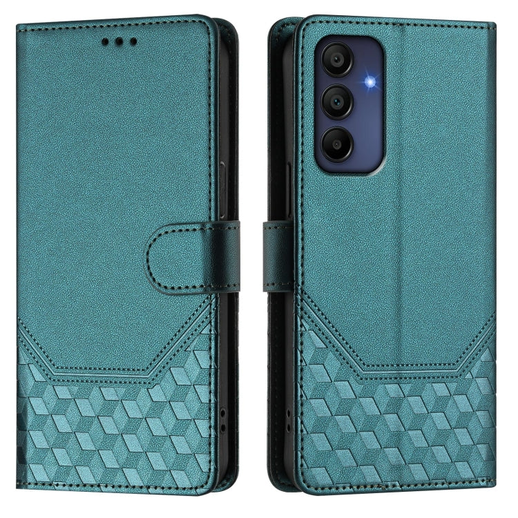 For Samsung Galaxy A16 Honeycomb Embossing RFID Leather Phone Case