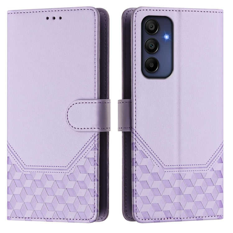 For Samsung Galaxy A16 Honeycomb Embossing RFID Leather Phone Case