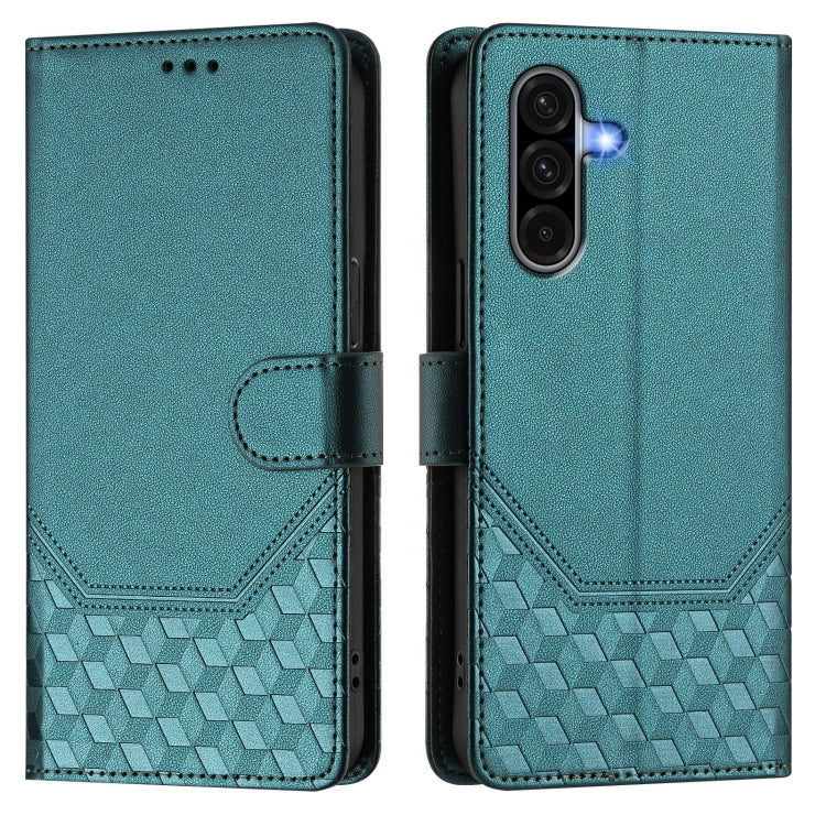 For Samsung Galaxy A36 Honeycomb Embossing RFID Leather Phone Case