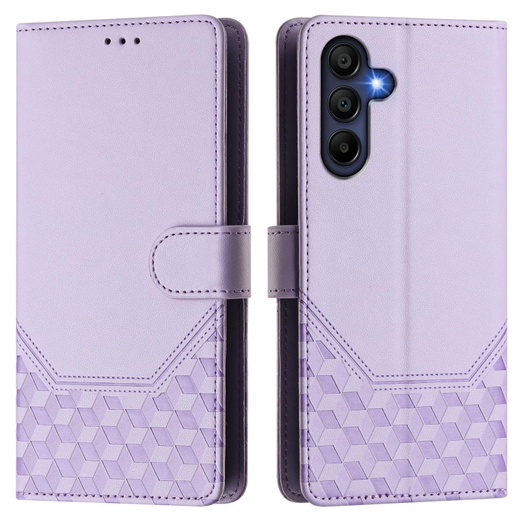 For Samsung Galaxy A26 Honeycomb Embossing RFID Leather Phone Case